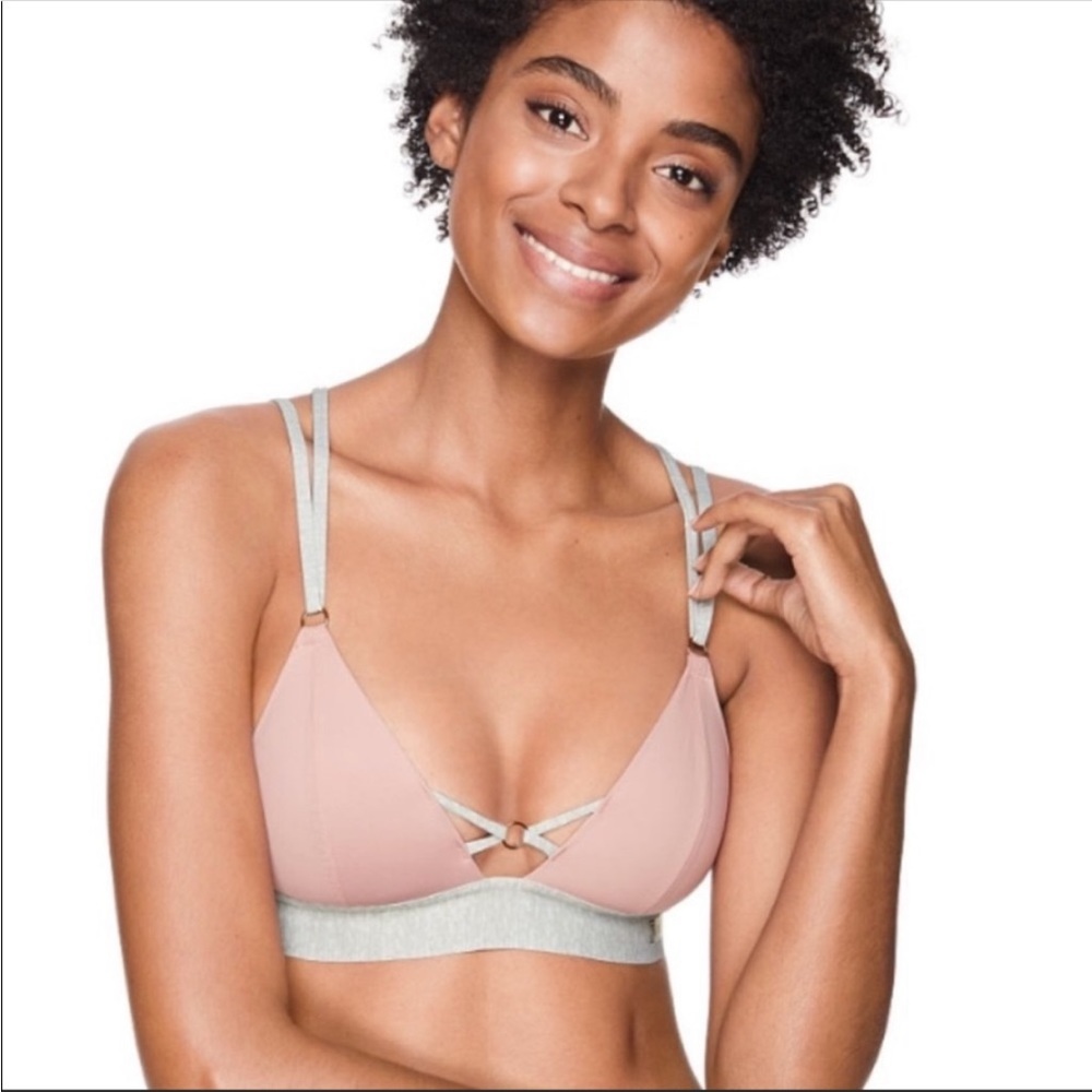 PINK VS Strappy Bralette Size Medium